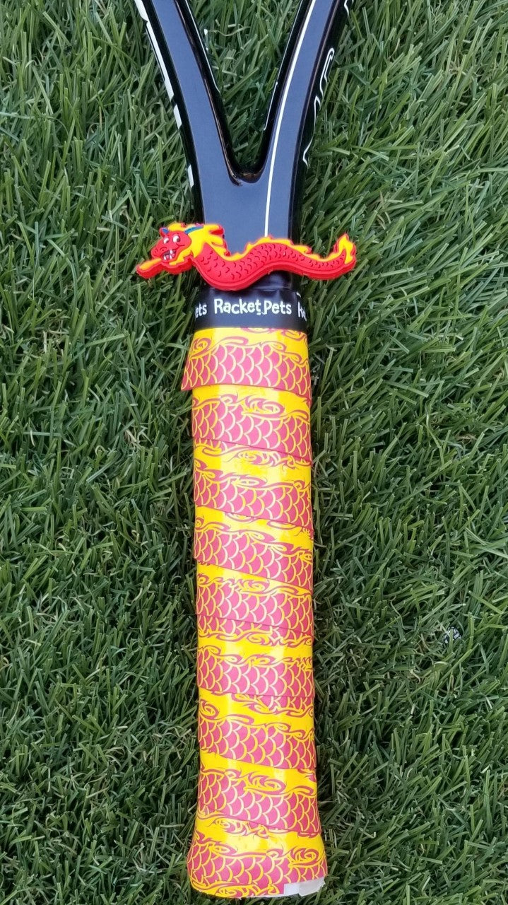 Overgrip - Dragon (pack of 2) - tennis racket dampener overgrip animals