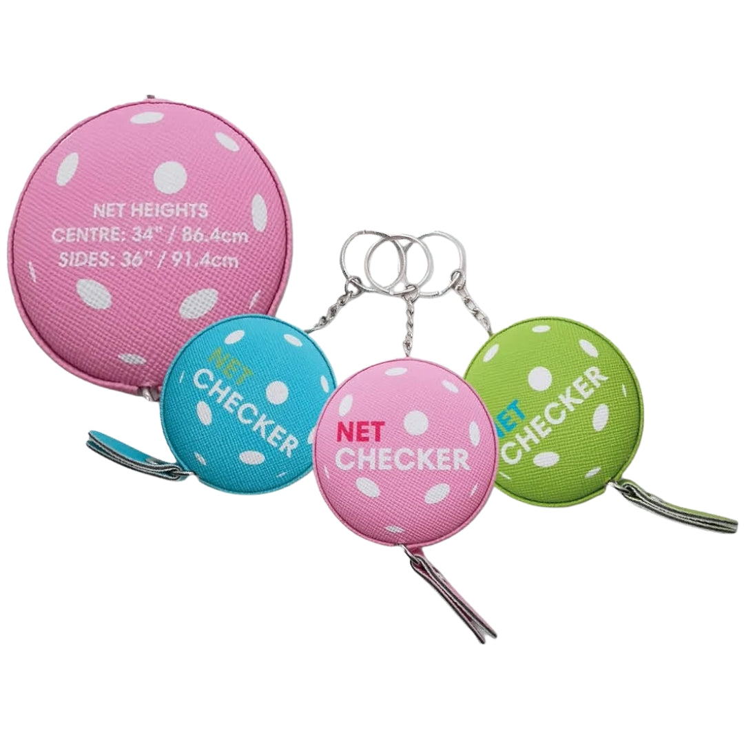 Net Checker - Pickleball Net Height Measuring Tape - Blue