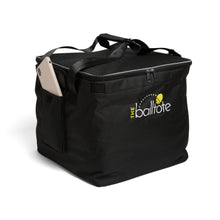 Ball Tote & Cart - Portable Teaching Cart with Black Ball Tote Bag for Tennis and Pickleball Pros