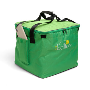 Ball Tote - Green Replacement Bag for Tennis and Pickleball Pro Teaching Cart