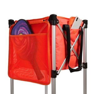 Ball Tote - Orange Replacement Bag for Tennis and Pickleball Pro Teaching Cart