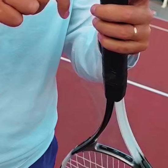 Racket Pets promo video: overgrip installation