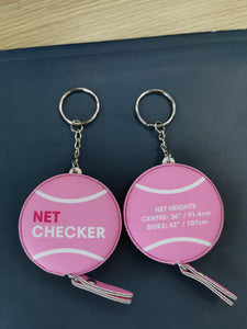 Net Checker - Tennis Net Height Measuring Tape - Pink