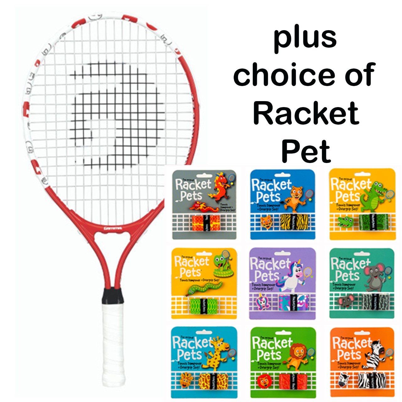 19inch Custom Tennis Racket Tennis Racquet for Kids with Cover