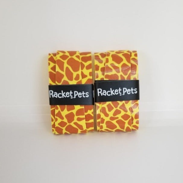 Overgrip - Giraffe (pack of 2) - tennis racket dampener overgrip animals