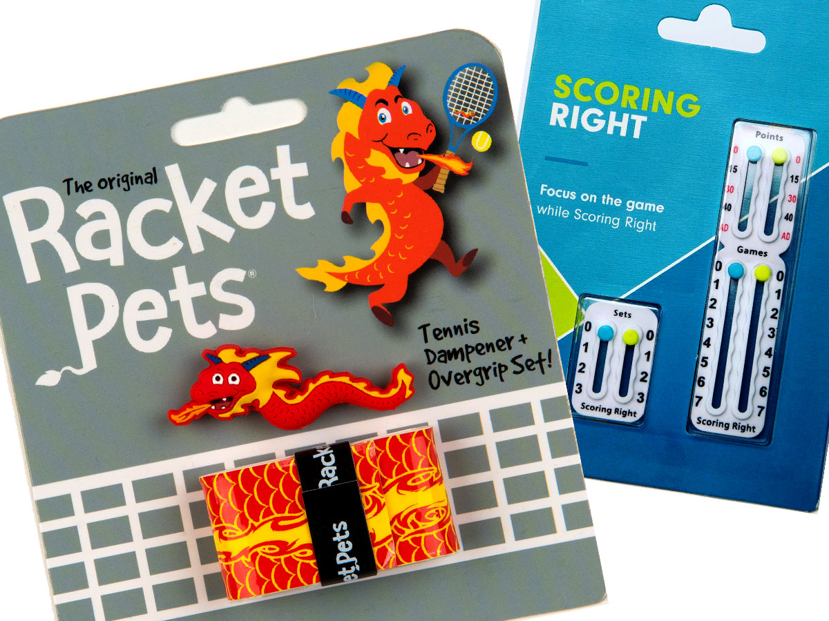 VALUE PACK - A Red Dragon Racket Pet and Scoring Right Tennis Score Keeper