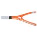 A Racket Pet Dampener and Overgrip Set with an Orange 23 Inch Gamma Junior Tennis Racquet