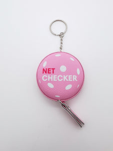 Net Checker - Pickleball Net Height Measuring Tape - Pink